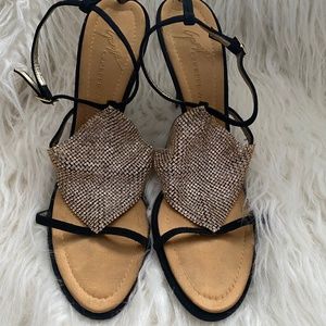 Giuseppe Zanotti mesh crystal heels
